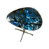 Blue Jadeite Oval Side Table