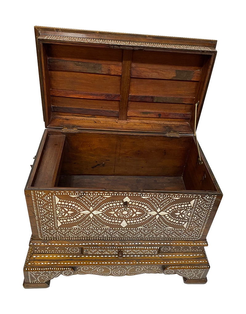 Treasure Chest with Mother of Pearl Inlay