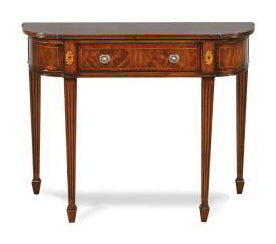 Mahogany wall console (s)