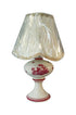 Depicting country side in France, this hand made ceramic lamp is perfect for small table top.