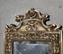 Petite empire style mirror, brass