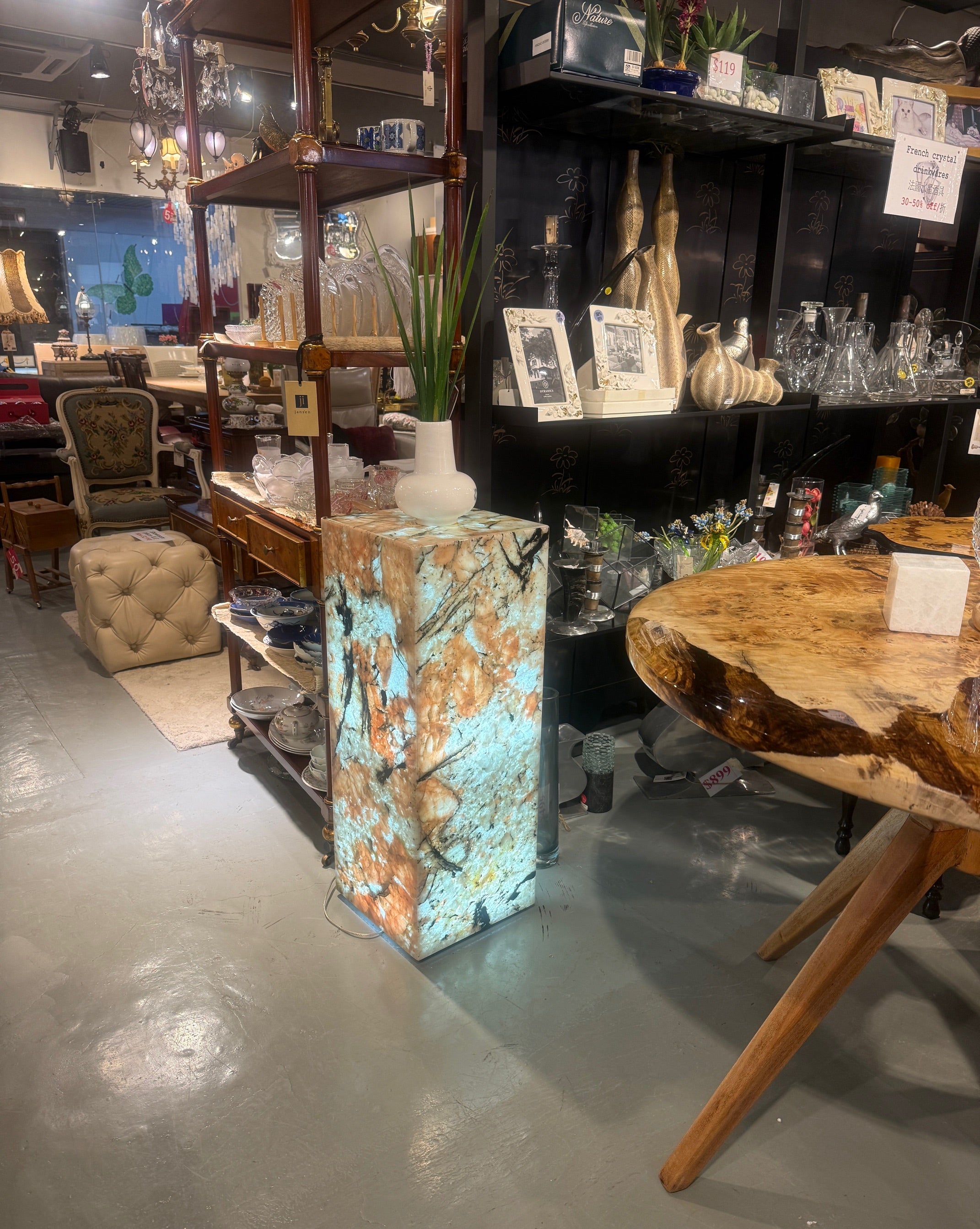 Cherry Blossom Marble light Column
