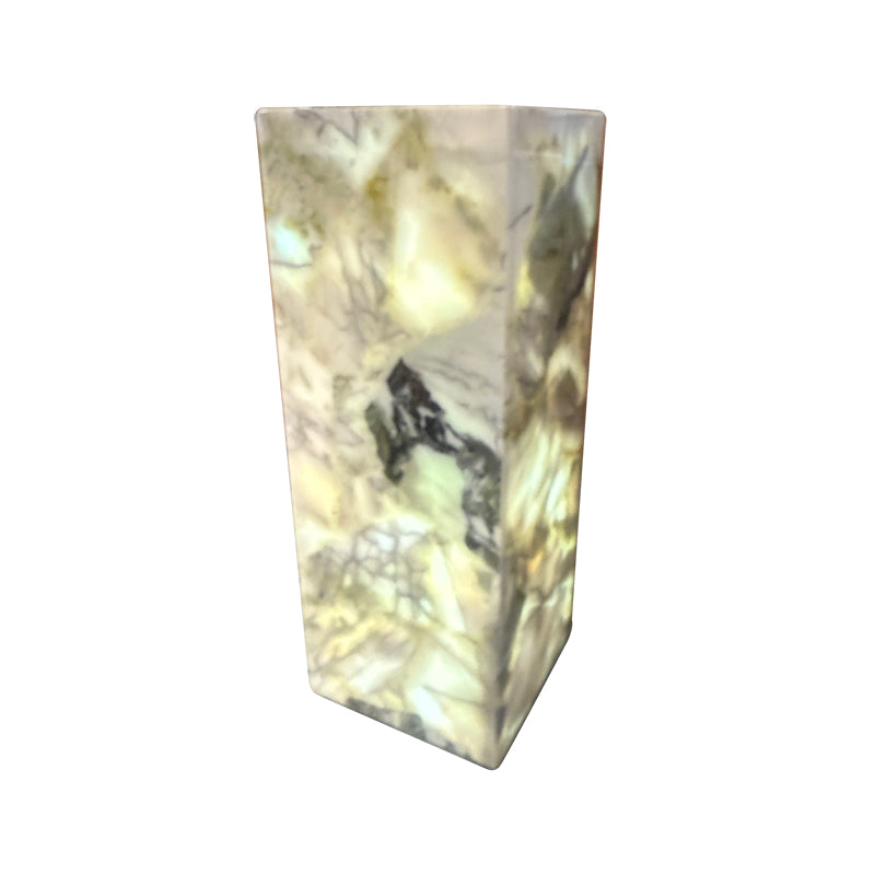 Dancing algae in the sea light column