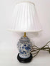 Pheasants, Chinese Vintage Porcelain Lamp (Blue Bird)