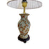 Golden flower Chinese porcelain lamp