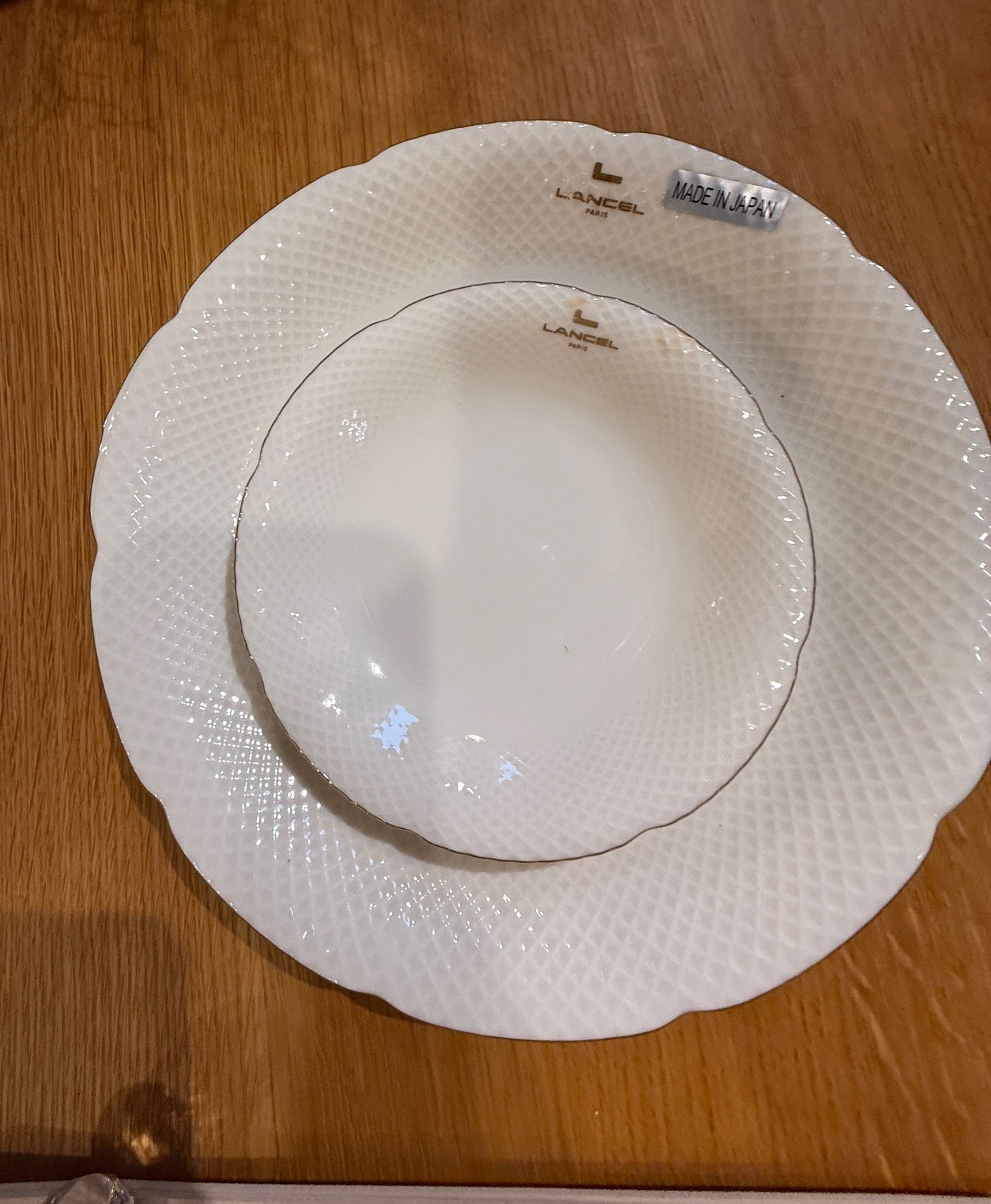 Lancel banquet plate