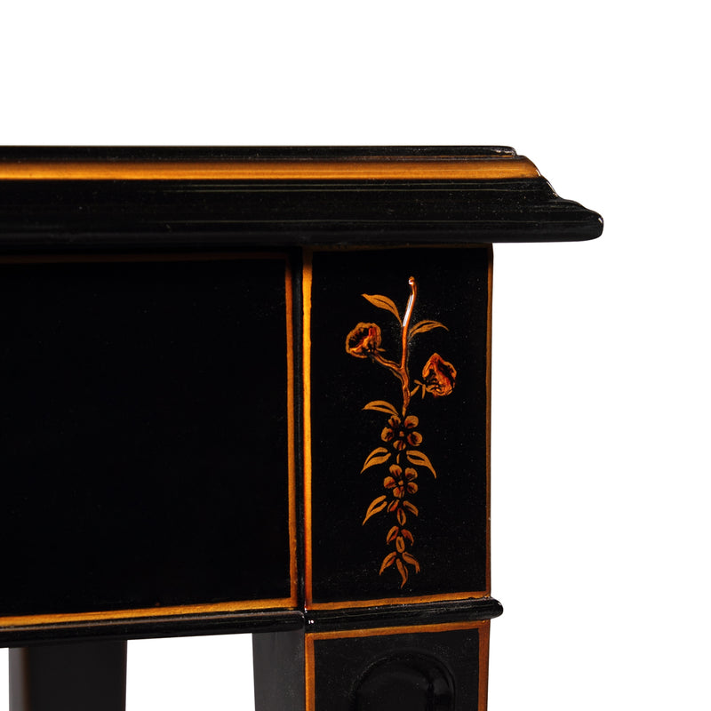 Console Table Chinoiserie, Arthur, Eglomised Mirrored Top