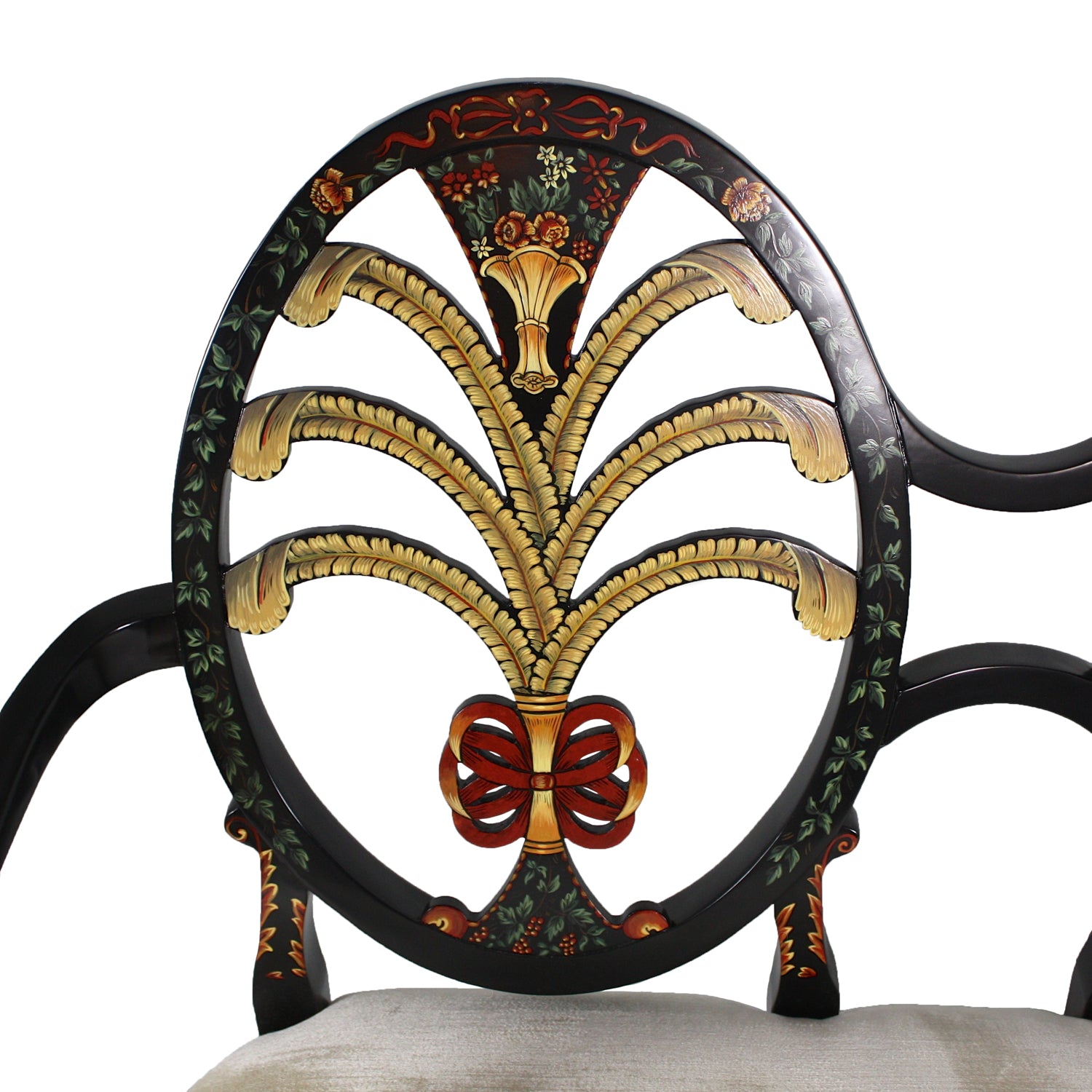 Two Seater Hepplewhite Oval Back
