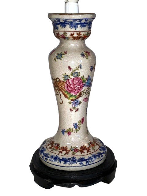 Rose ceramic table lamp