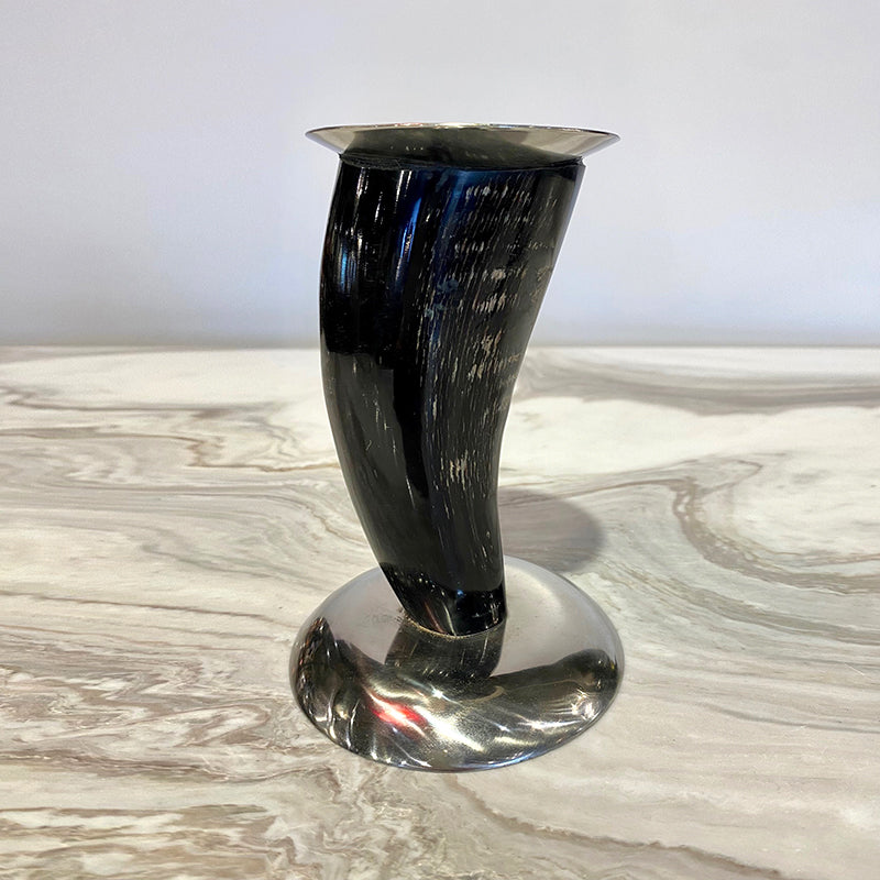 Cow Horn candle holder