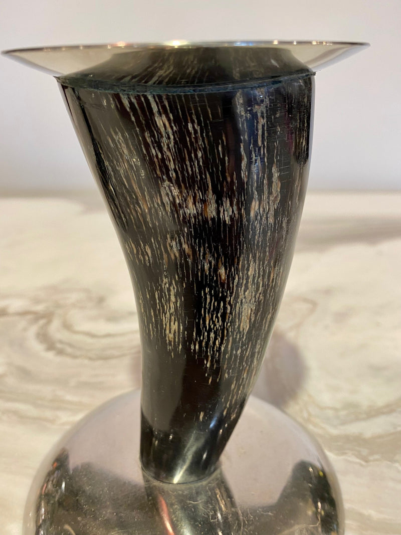 Cow Horn candle holder