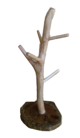 Made of wooden branch without skin and driftwood base,Molave Wood