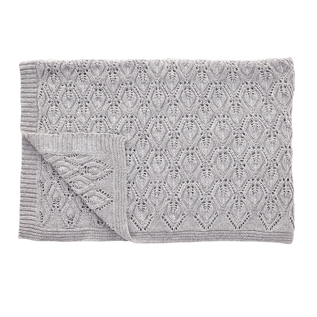 Grey Textiles with plaid pattern made from lambswool designed by Denmark brand- Hübsch, keep cold at bay.