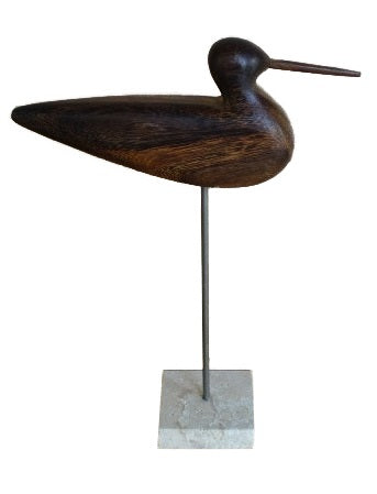 Long Beaked Wooden Bird Decor
