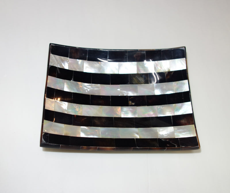 Soap Dish Mop Square (B/W) w/o Hole