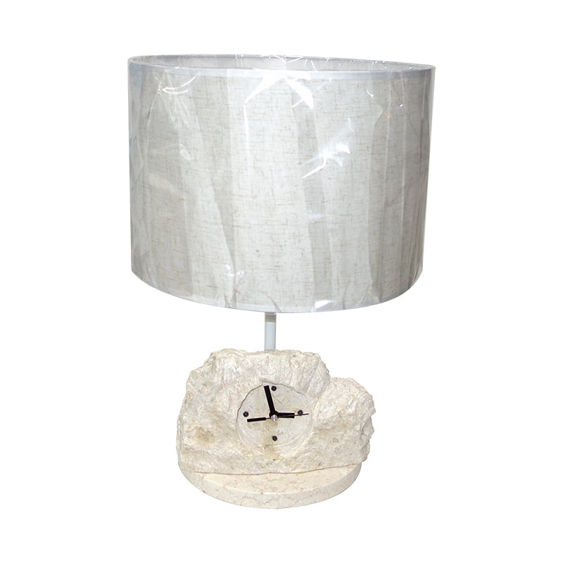 Marble Clock Lamp