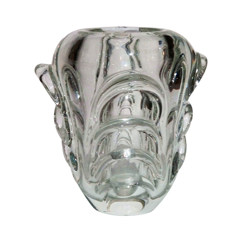 Crystal wave vase