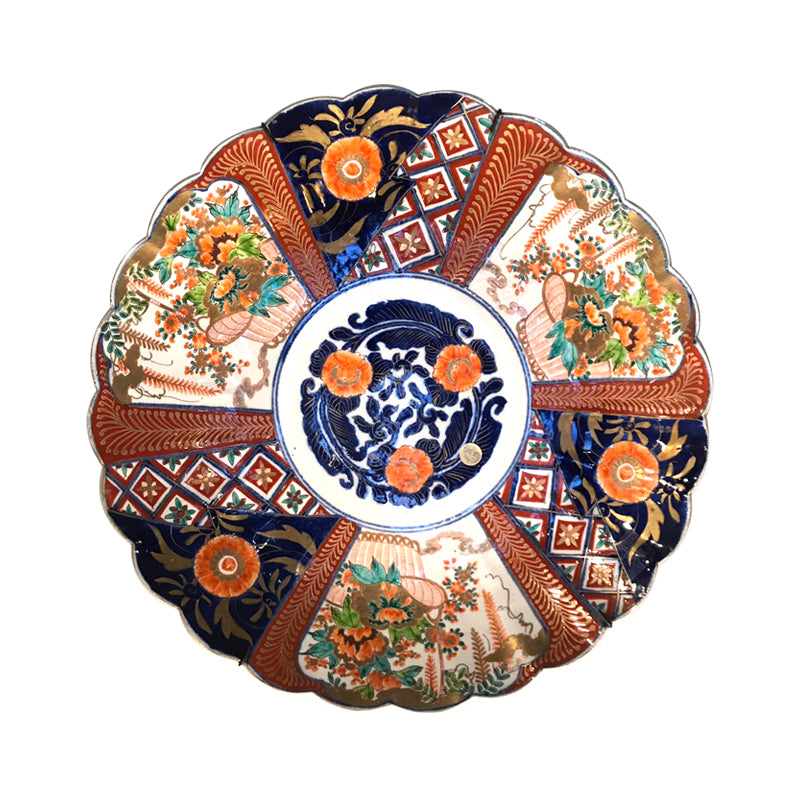  Vintage and antique Ceramic Plate, Imari