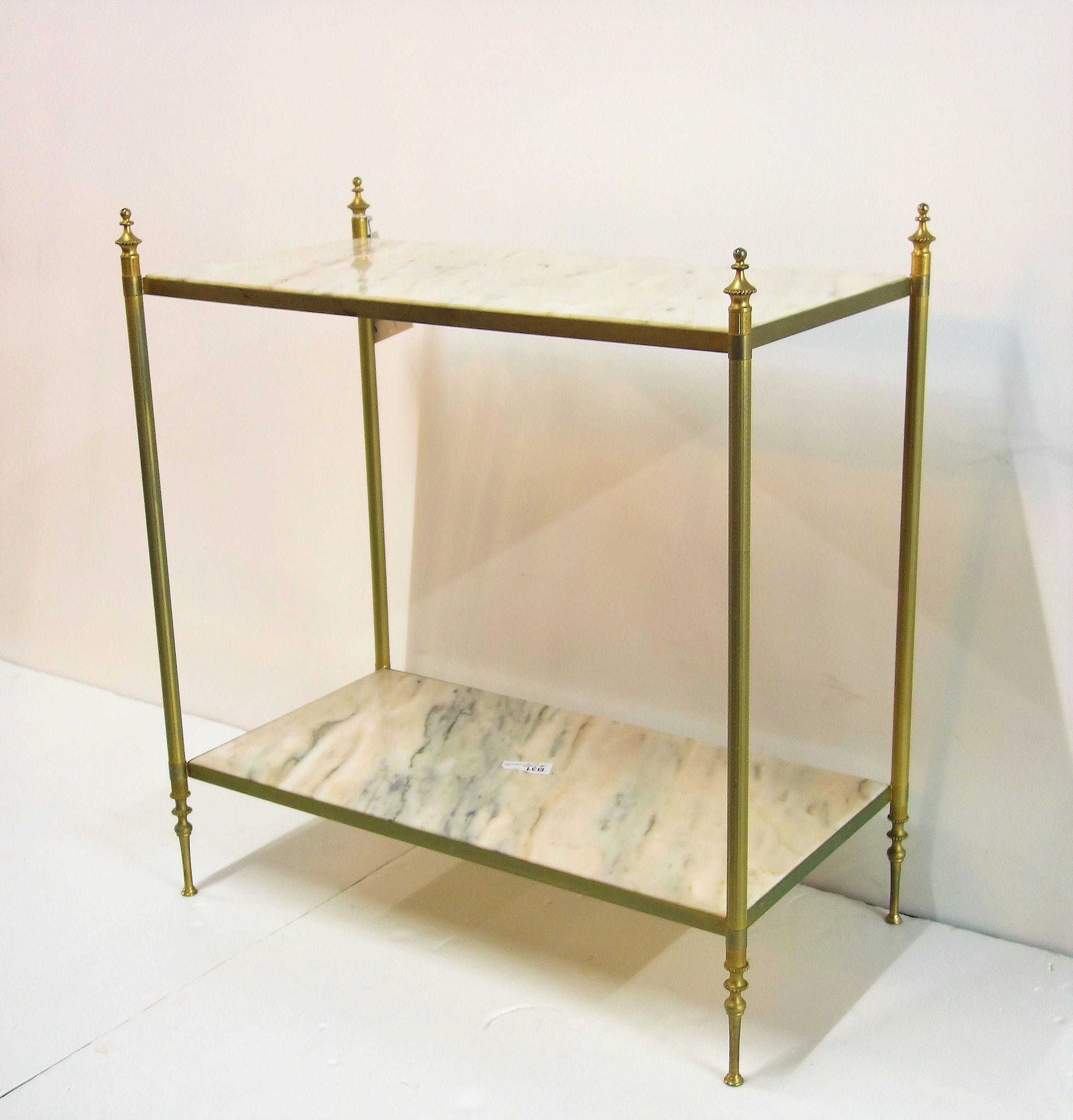 Brass shelf, two tier