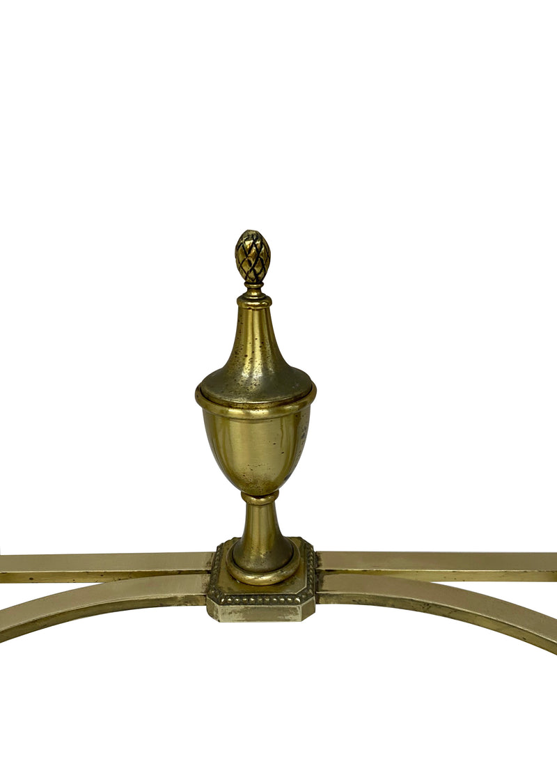 Italian marble brass console