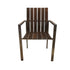 Solid rosewood in 304 stainless legs, Titanium chairs can be used outdoors and outdoors.