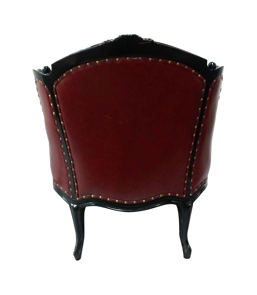 Carved Bergere armchair