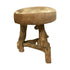 You can't pass by this stool without noticing it, it's whimsically made with goat hair top and coffee tree legs. 