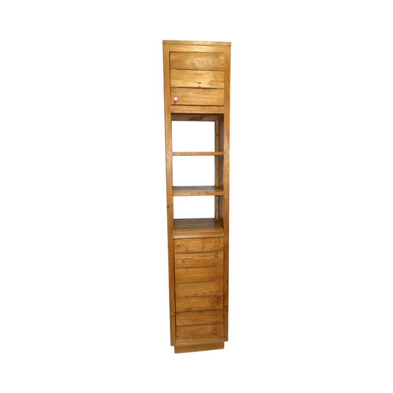  Made of recycle teak wood, Sienna is well compartmentized for displaying and storing books or decors.