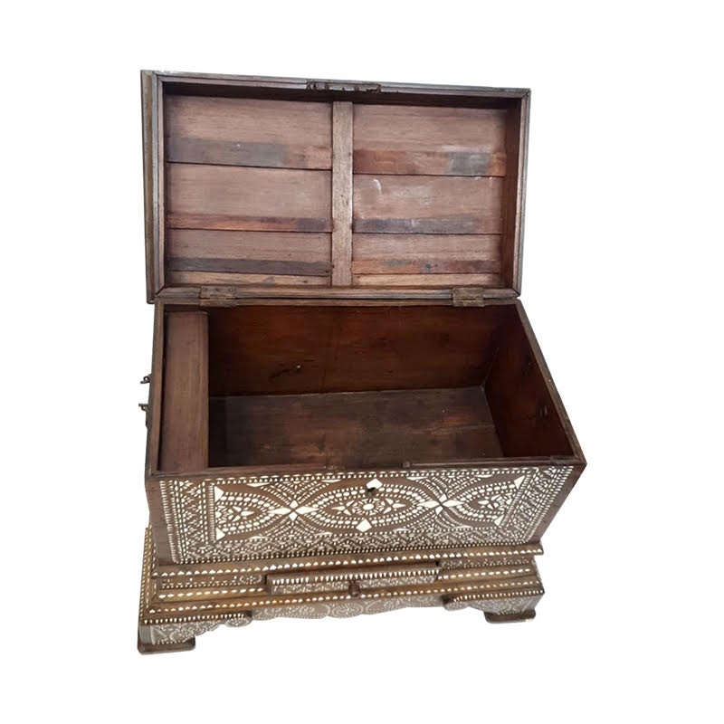 Treasure Chest with Mother of Pearl Inlay