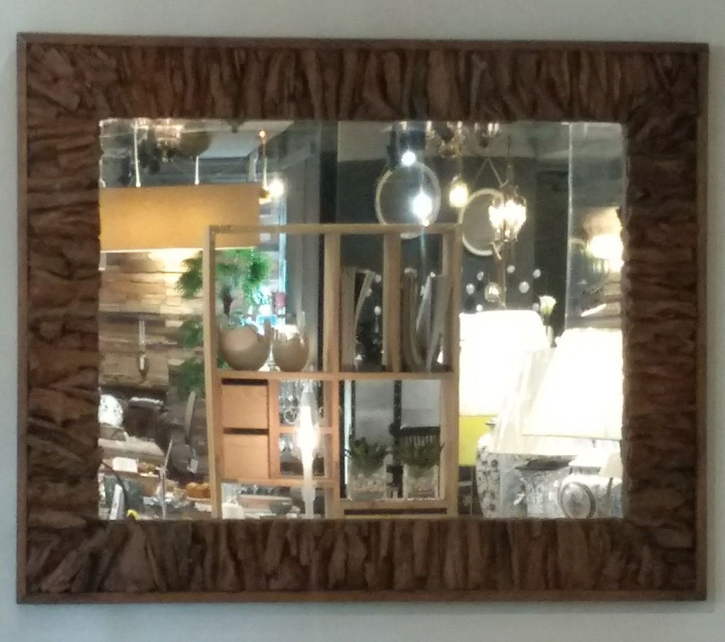 Rustic Teak Root Mirror made from Teak Root and with natural rustic