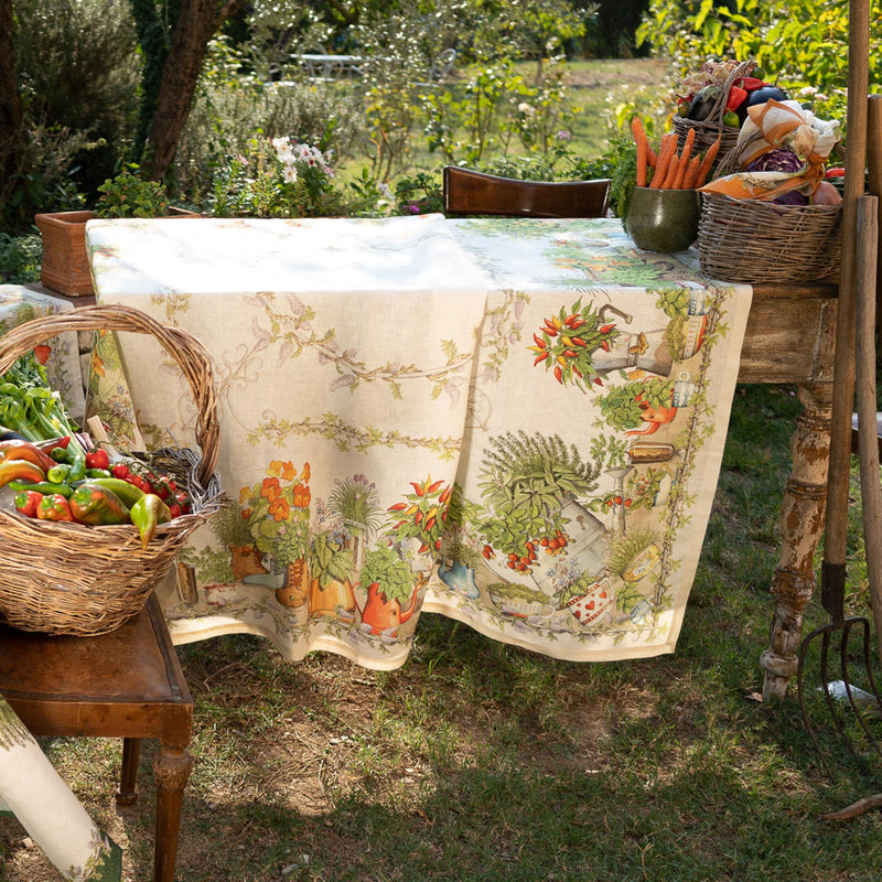 Italian Tablecloth, Balcon Potager, AC140014