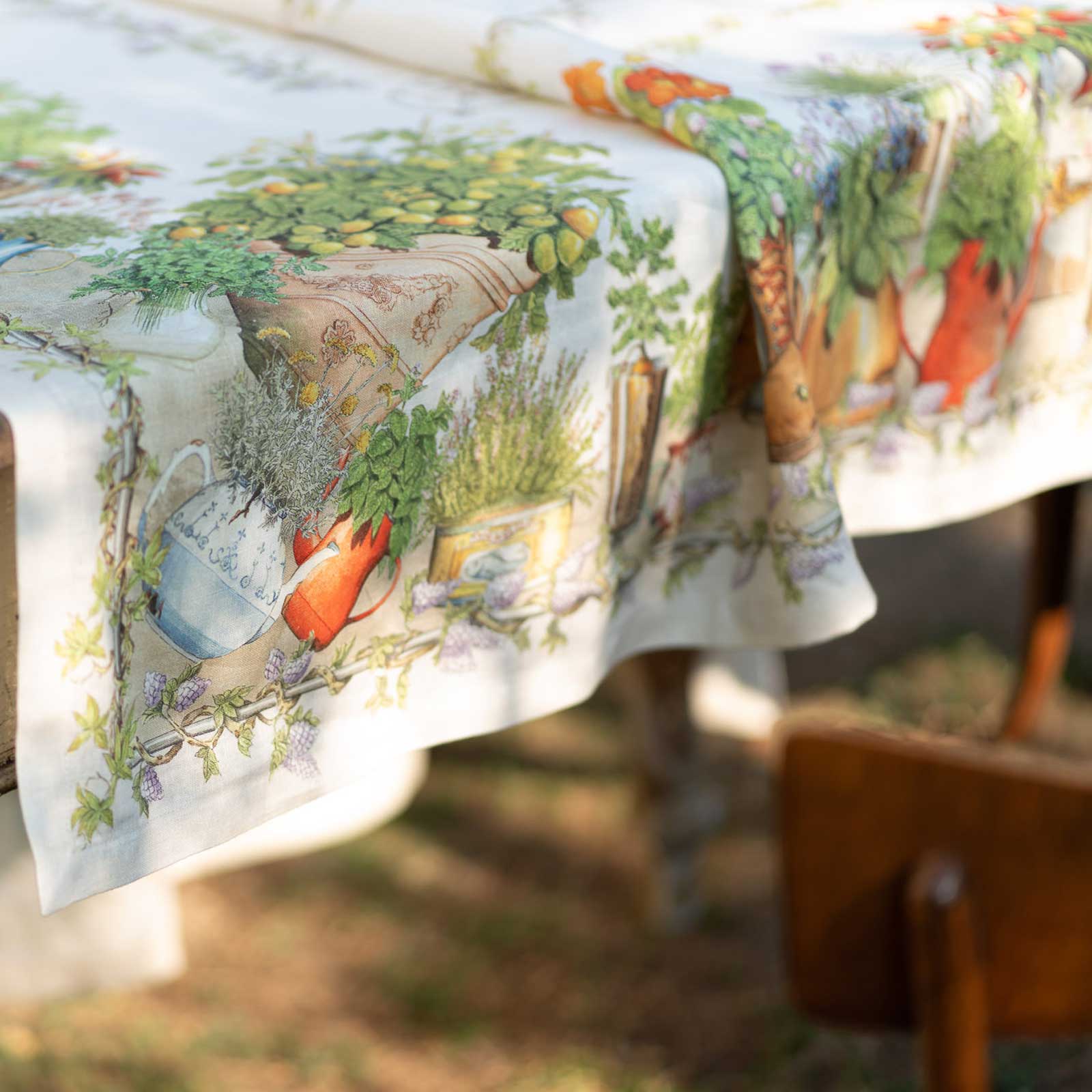 Italian Tablecloth, Balcon Potager